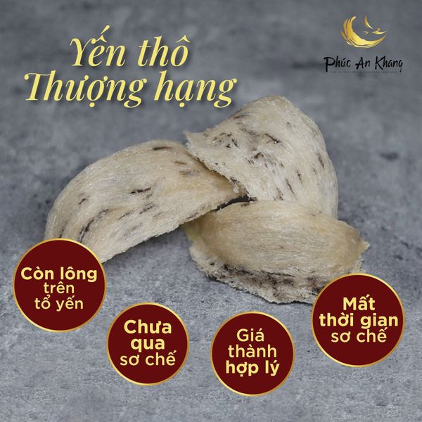So Sánh Yến Thô và Yến Tinh Chế Thượng Hạng