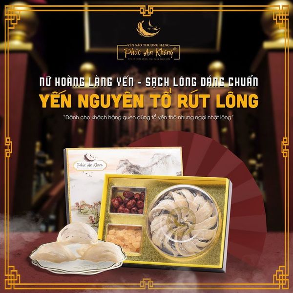 Yến tổ rút lông thượng hạng